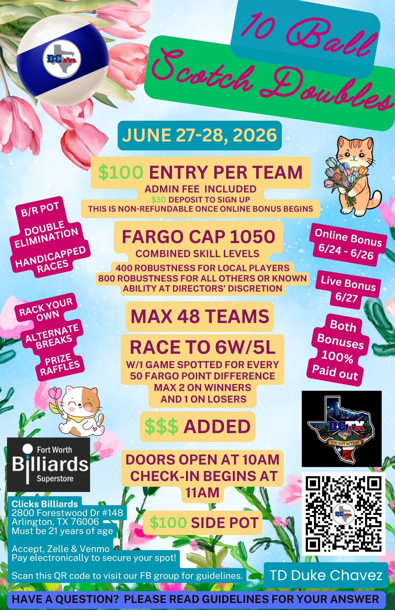 DCTX Scotch Doubles 6/27