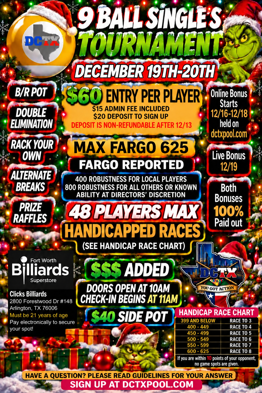 DCTX Singles Tournament