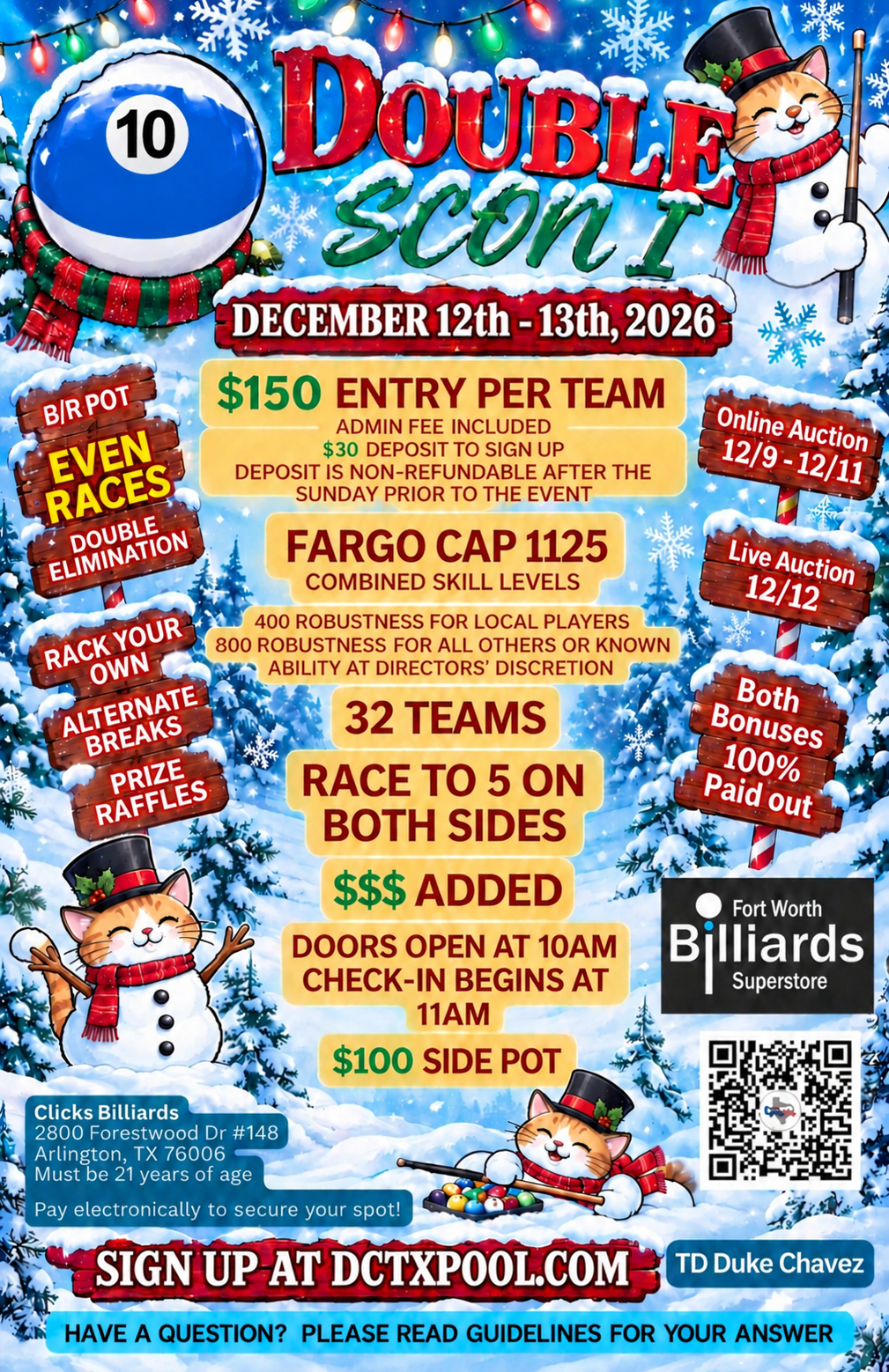 DCTX DoubleSconi 12/12-12/13
